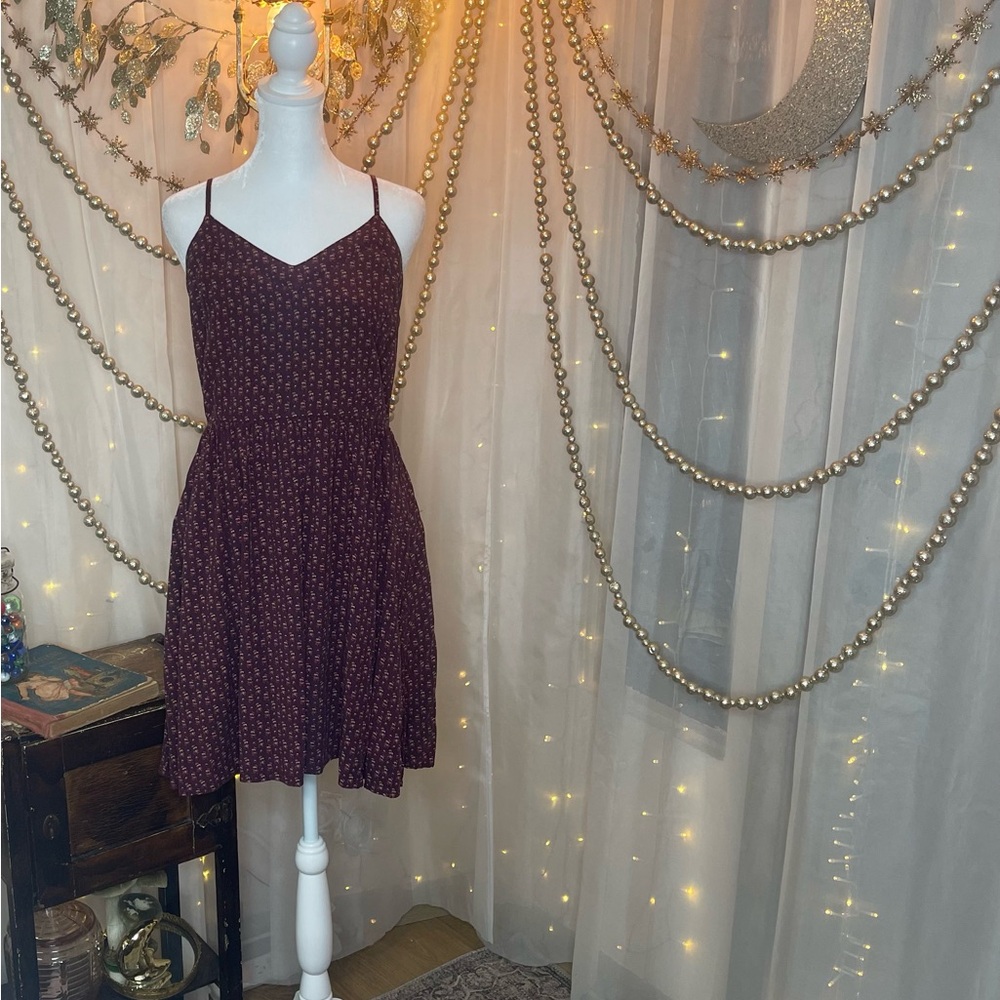 GAP Red Sleeveless Sundress